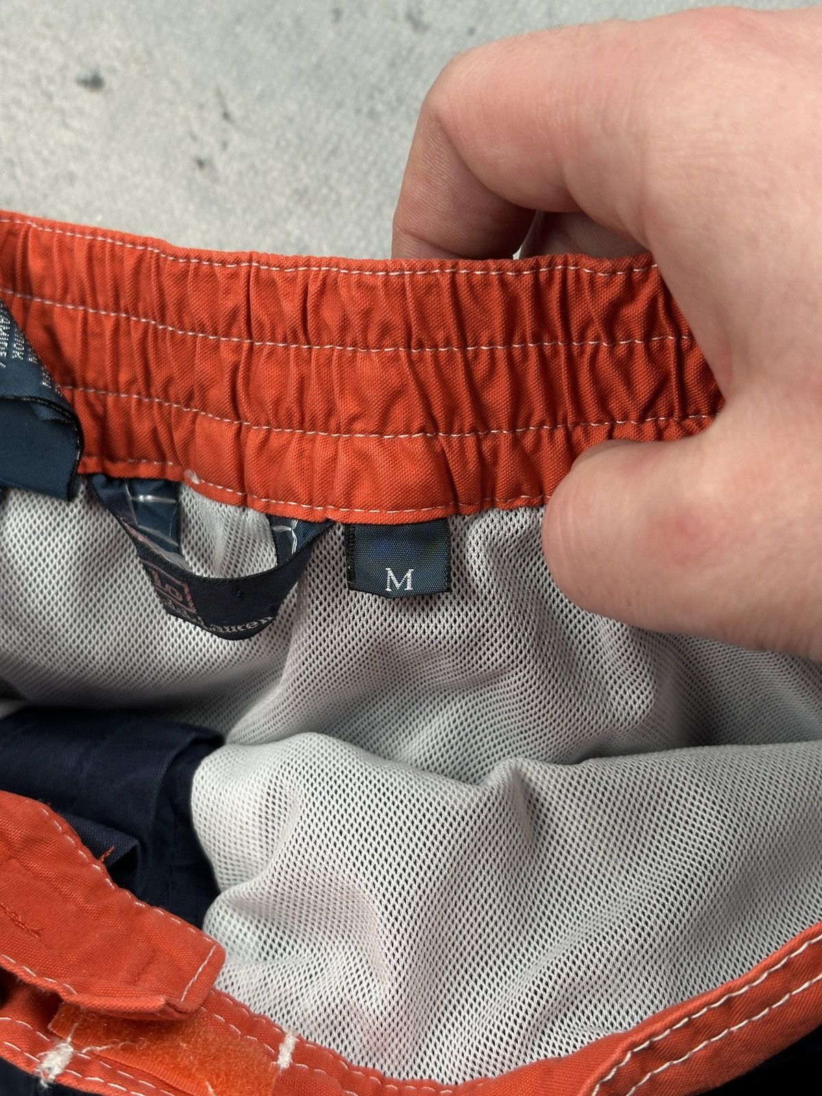 Polo Ralph Lauren Polo Ralph Lauren Vintage Sailing Swim Shorts Navy Red Size US 32 / EU 48 - 11 Thumbnail