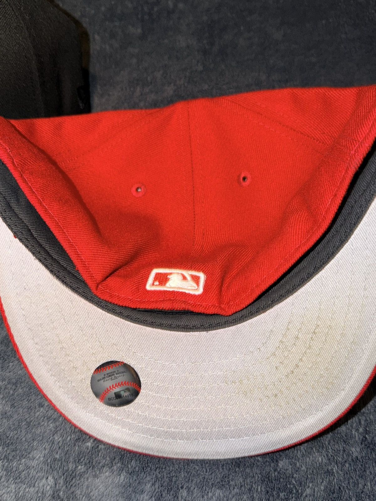 New Era Red LA Dodgers Fitted 7 1/2 Size ONE SIZE - 3 Thumbnail