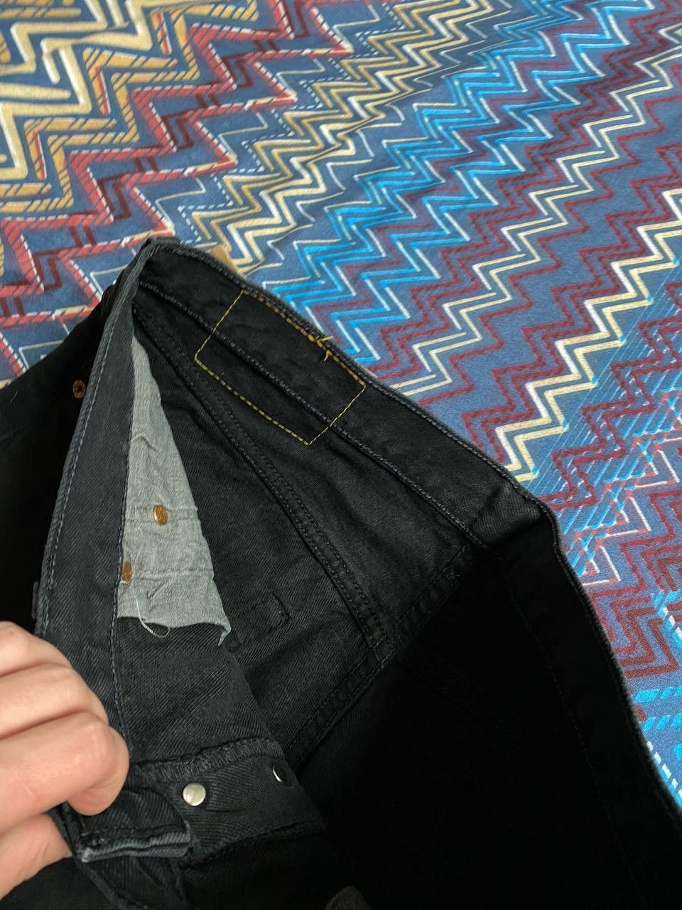 Levi's Denim pants black Levi's 501 vintage jeans W34 Y2K Size US 34 / EU 50 - 8 Thumbnail