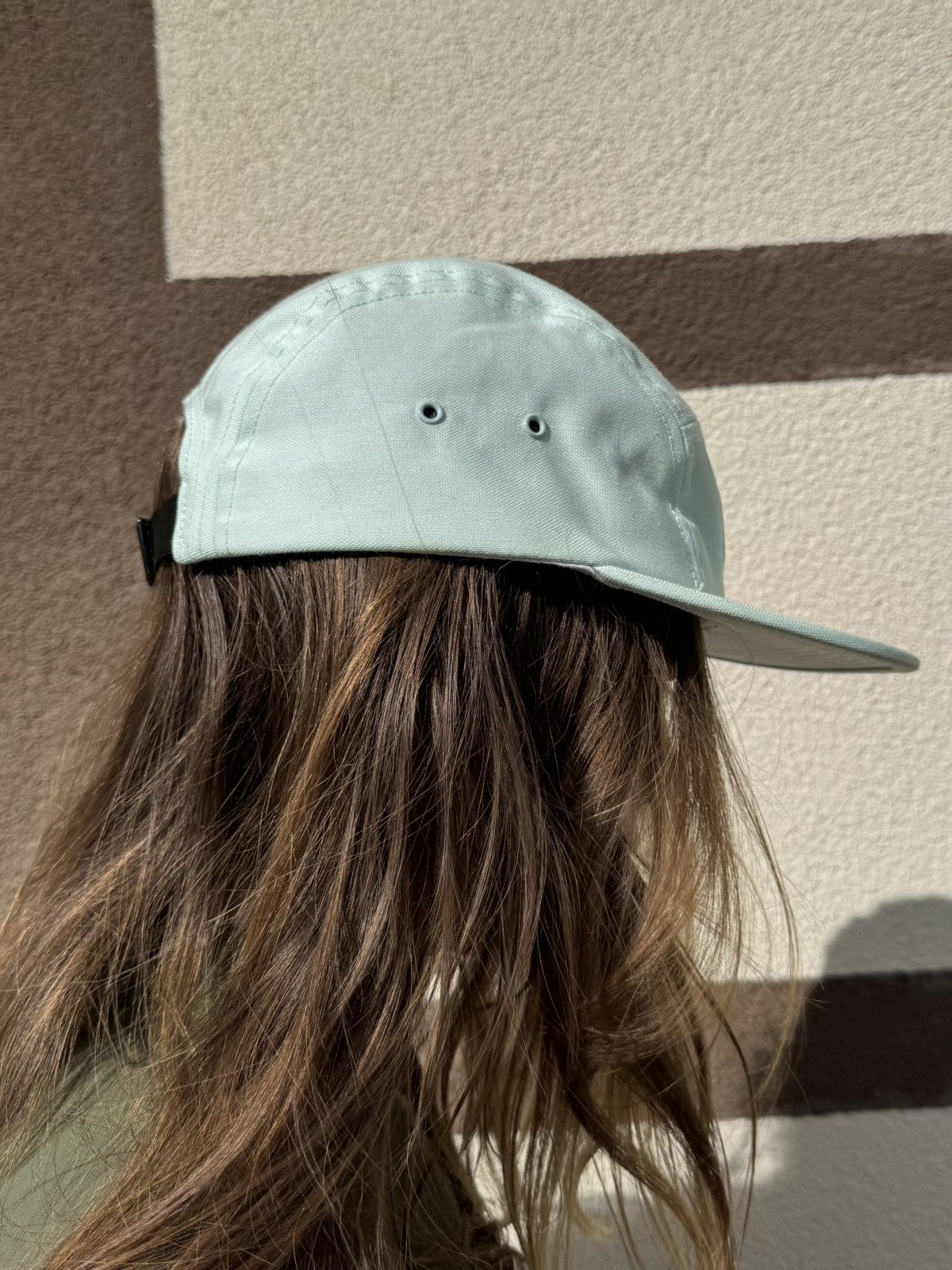 Supreme Supreme Jacquard Box Logo Camp Cap 5 Panel Turquoise Size ONE SIZE - 7 Thumbnail