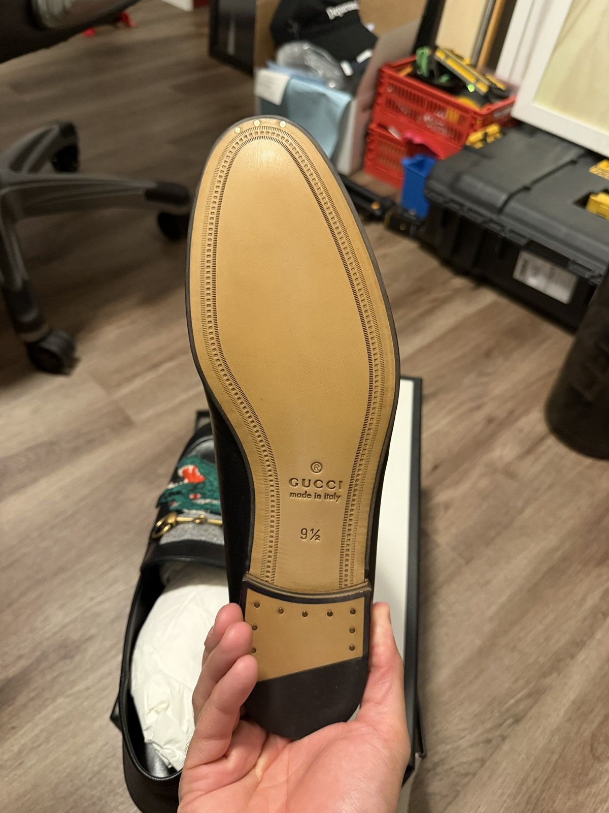 Gucci Gucci Brixton Agnello Plonge - wolf Size US 9.5 / EU 42-43 - 7 Thumbnail