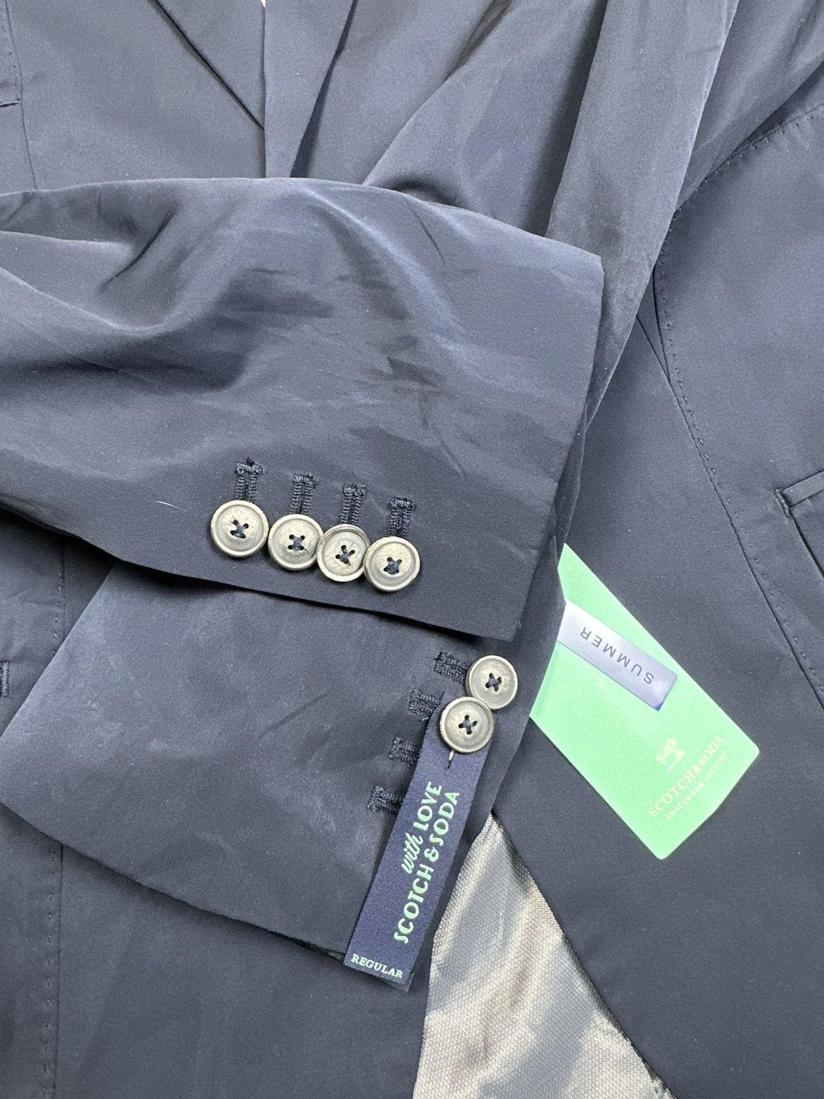 Scotch & Soda Scotch&Soda Fitted Nylon 2 Piece Blazer Size 48R - 6 Thumbnail