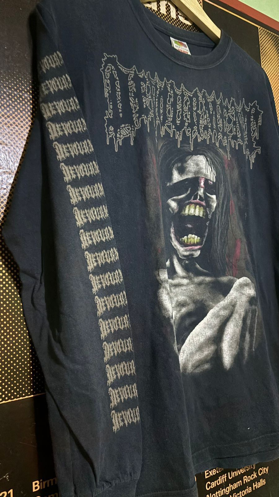 Band Tees Rare Devourment long sleeve Cradle of filth cannibal corpse Size US M / EU 48-50 / 2 - 1 Thumbnail
