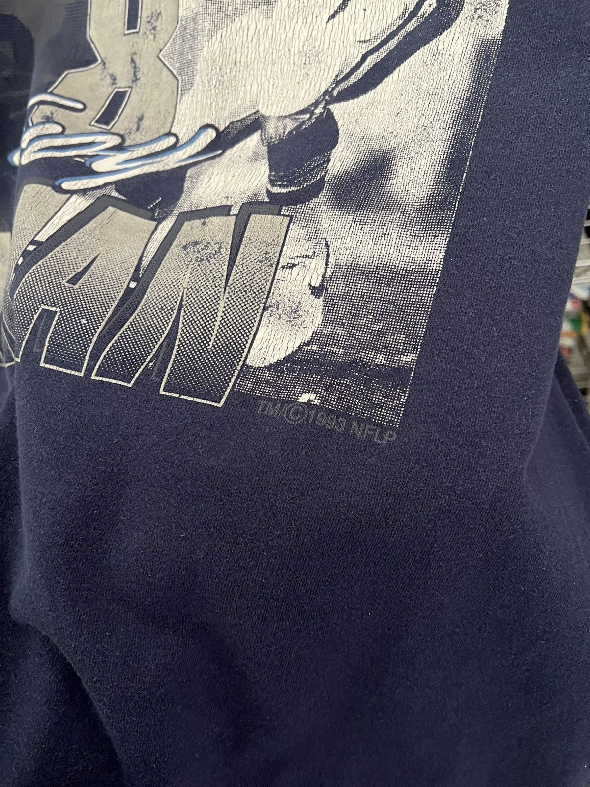NFL 1993 Troy Aikman Dallas Cowboys MVP Single Stitch Tee Size US XL / EU 56 / 4 - 4 Thumbnail