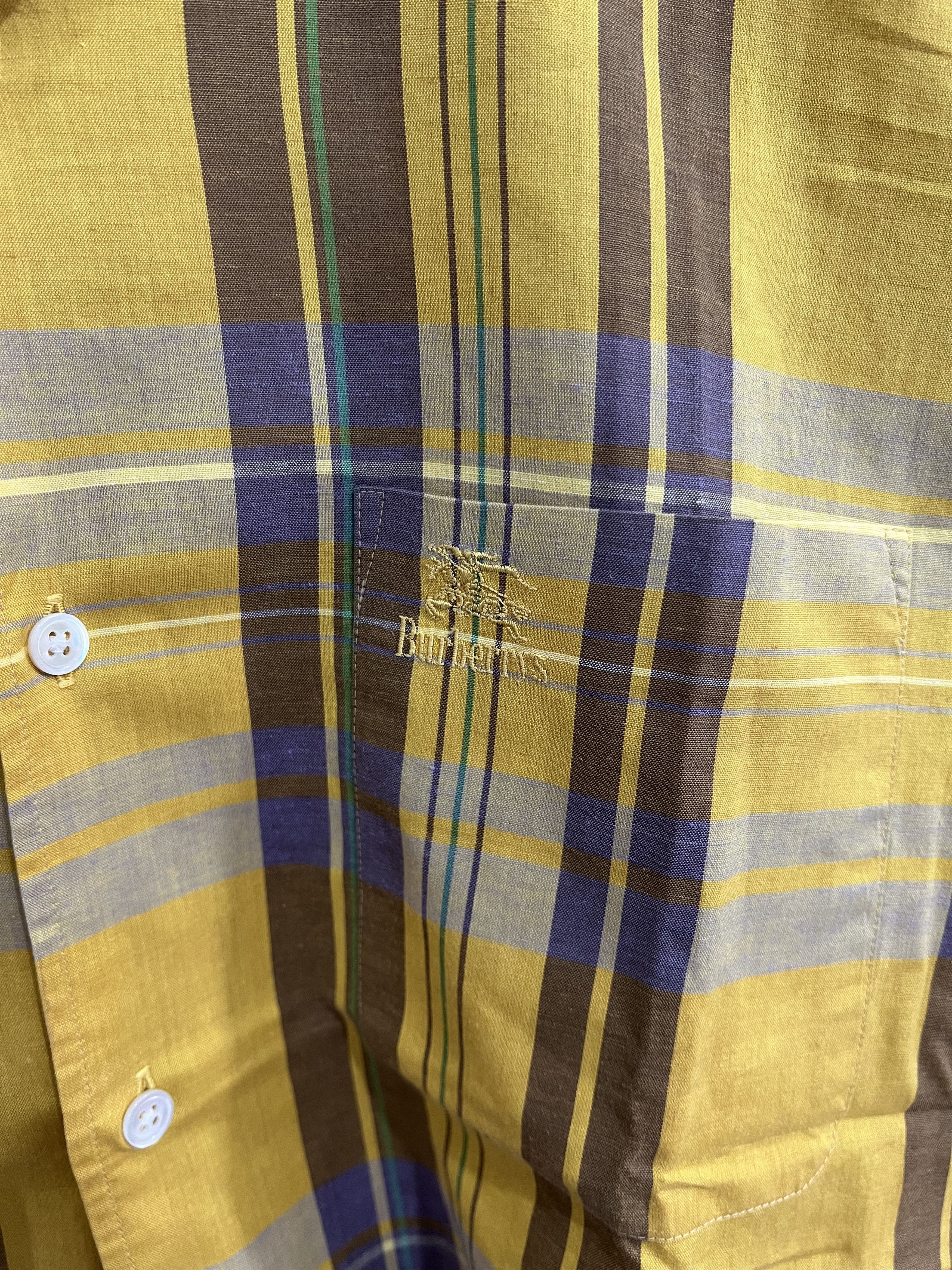 Burberry × Vintage Vintage Burberry Stripe Shirt Size US M / EU 48-50 / 2 - 2 Thumbnail