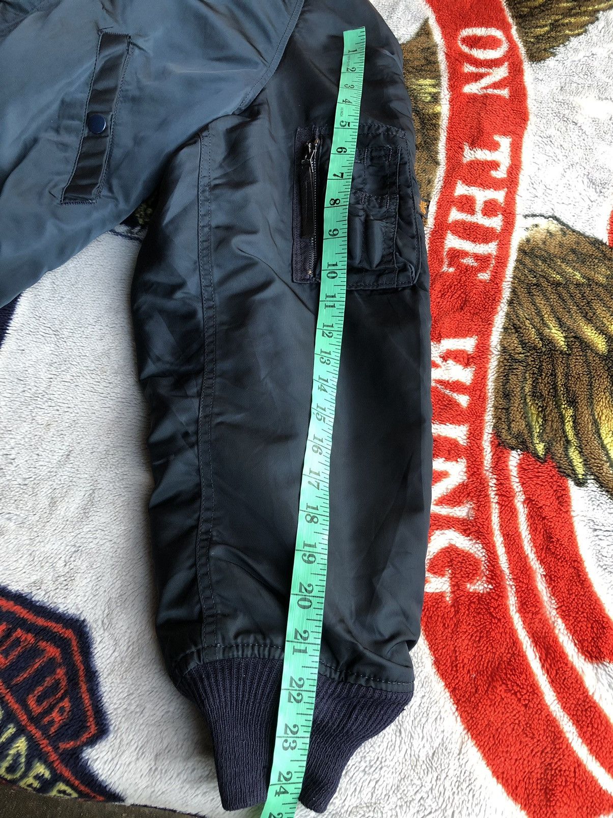 Alpha Industries Vintage Alpha Industries Fur Hoodie Bomber Military Jacket Size US M / EU 48-50 / 2 - 12 Thumbnail