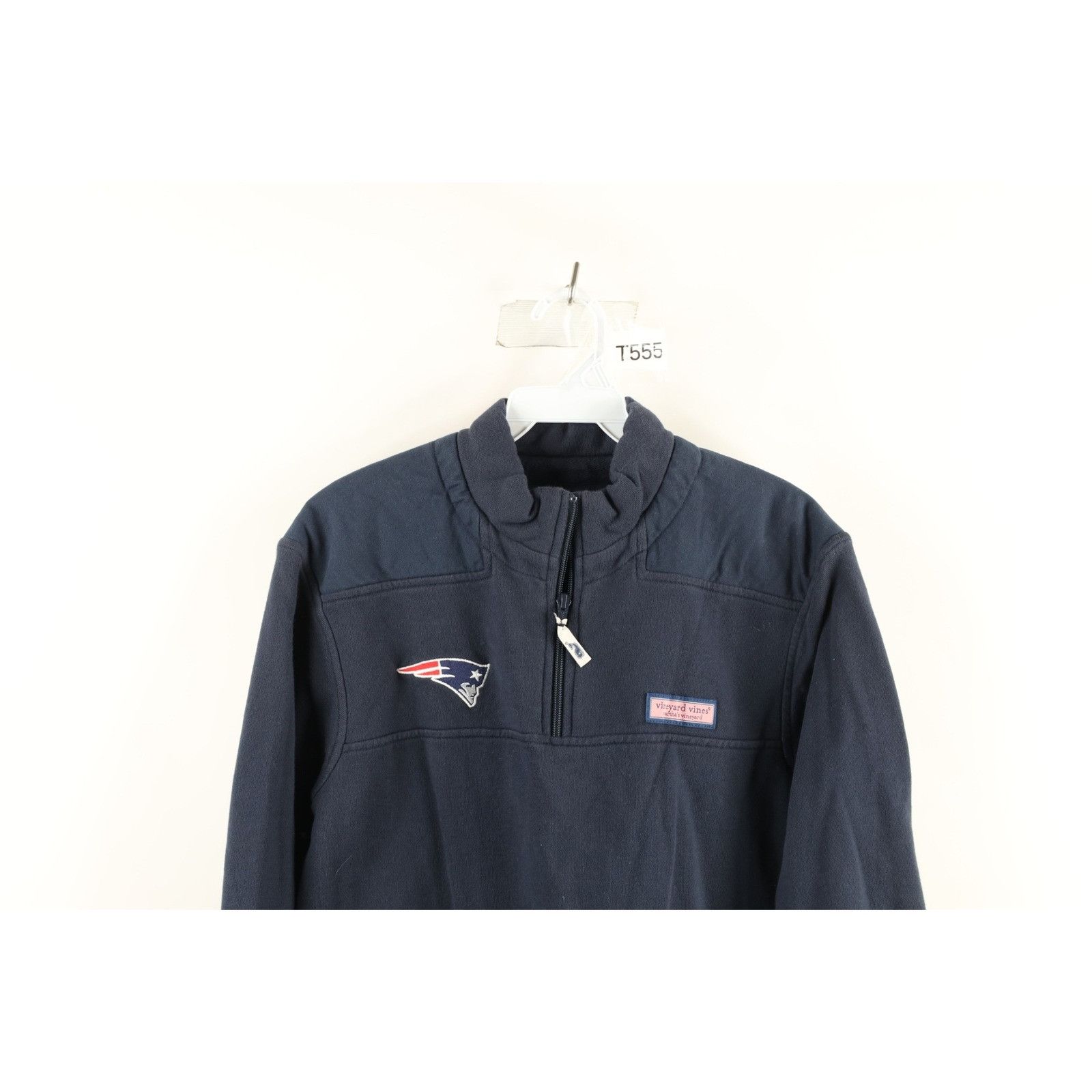 Vineyard Vines Vineyard Vines New England Patriots Football Zip Sweatshirt Size US XS / EU 42 / 0 - 2 Thumbnail