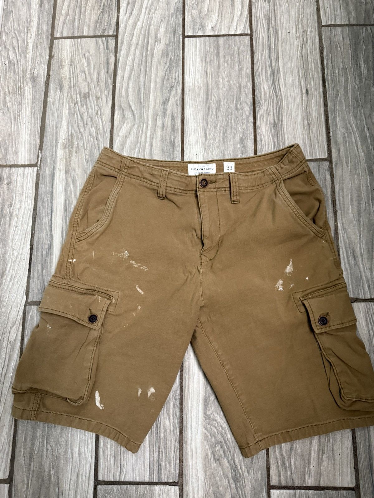 Lucky Brand Lucky Brand Men’s Cargo Shorts Size 33 Size US 33 - 1 Thumbnail