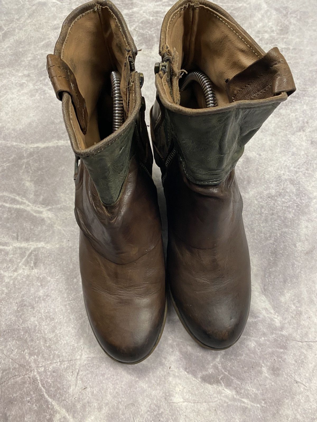 Other Vintage Avantgarde Y2K Grange A.S.98 Style Boho Boots ASH Size US 10 / IT 40 - 6 Thumbnail