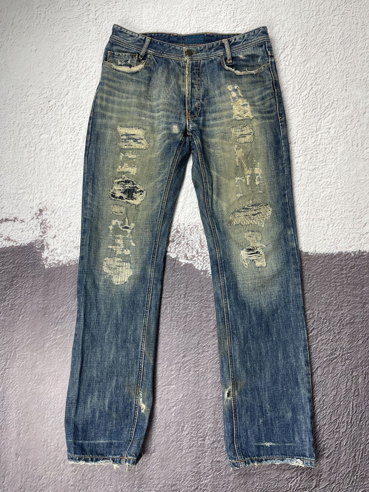 Japanese Brand × RAGEBLUE Rageblue Japanese distressed vintage denim jeans pants Size US 32 / EU 48 - 3 Thumbnail