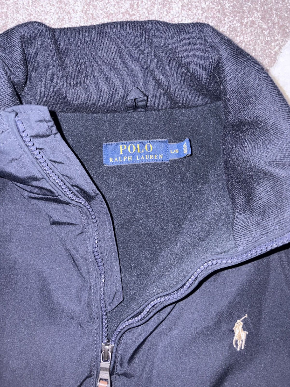 Polo Ralph Lauren Polo Ralph Lauren Mens Blue Jacket With Zipper Hood RN 41381 Size US L / EU 52-54 / 3 - 3 Thumbnail