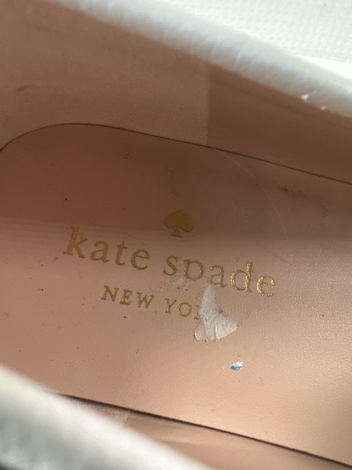 Kate Spade Kate Spade Desi White Leather Bow Loafers Size US 10 / IT 40 - 8 Thumbnail