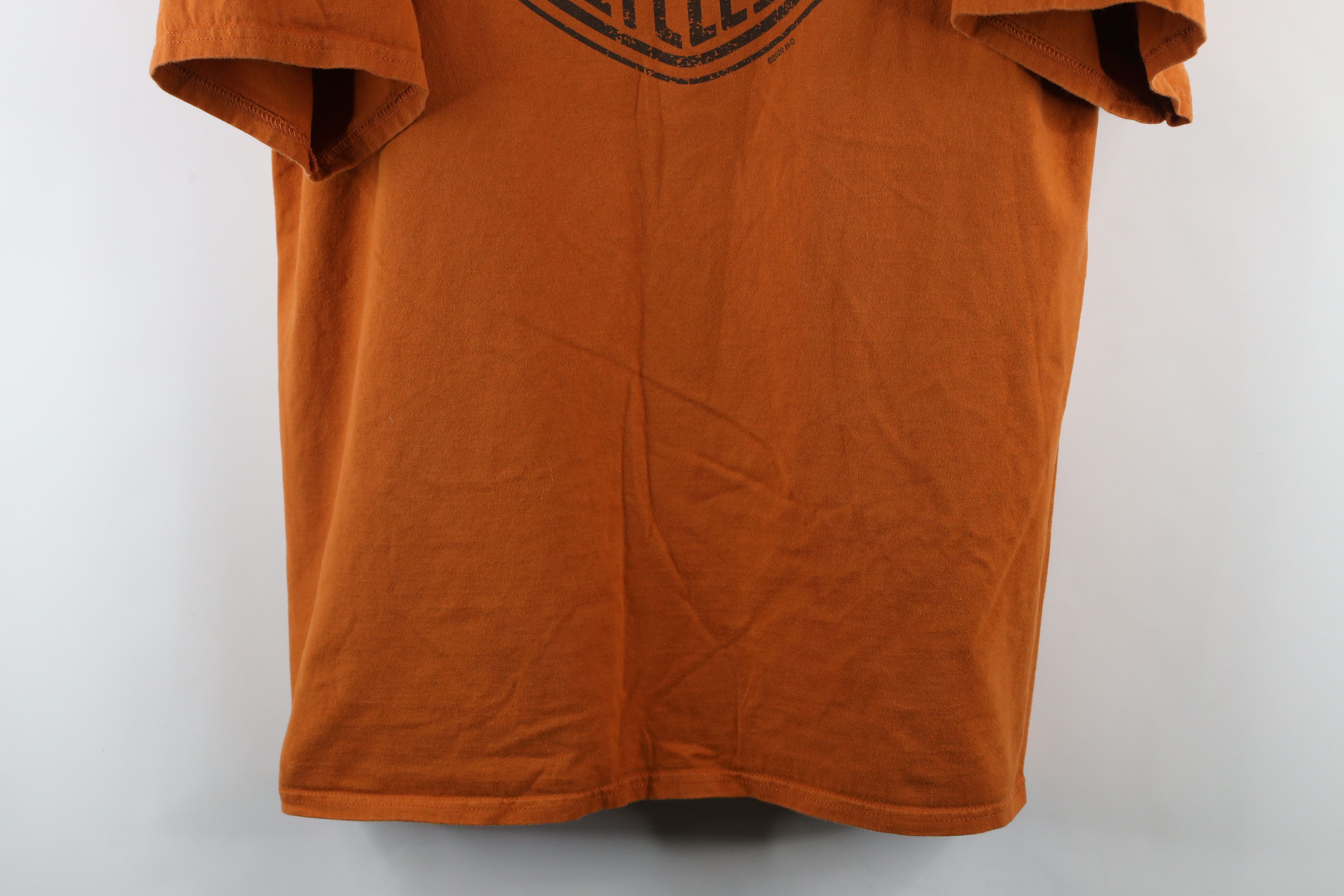 Harley Davidson × Vintage Y2K Harley Davidson Spell Out Big Logo Short Sleeve T-Shirt Size US XXL / EU 58 / 5 - 3 Thumbnail