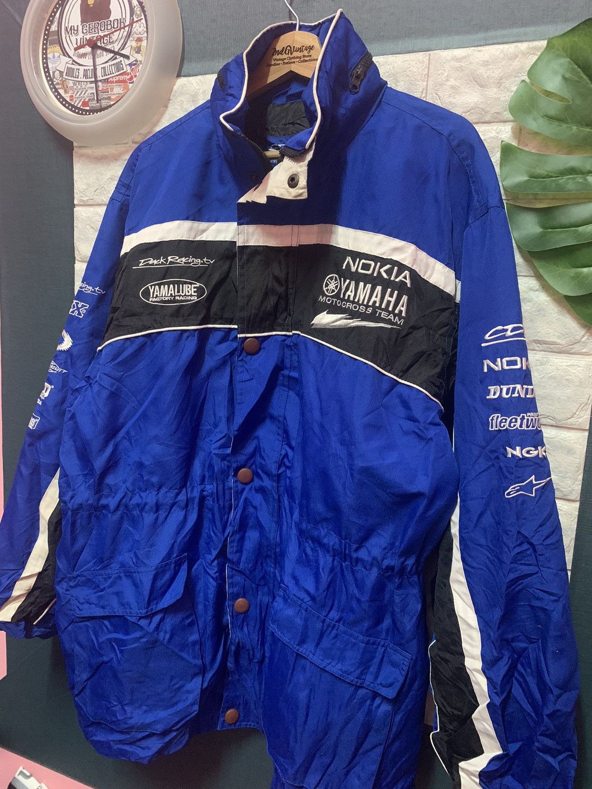 Yamaha RARE!! Light Jacket Racing YAMAHA Size US L / EU 52-54 / 3 - 3 Thumbnail