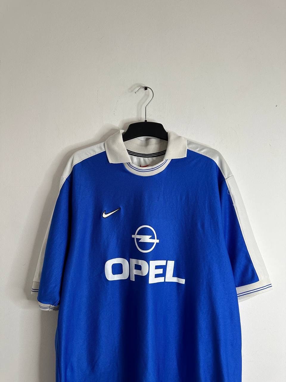 Nike × Vintage Nike Vintage Soccer Jersey 13 Number Opel Size US XL / EU 56 / 4 - 2 Thumbnail