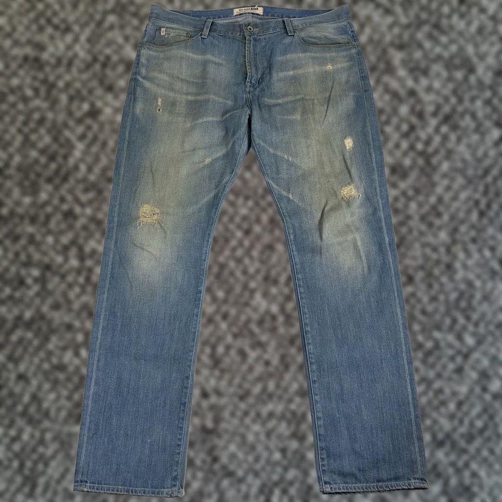 Denime BIG STAR 1974 Division Straight Jeans Size 38R Blue Denim Regular 5-Pocket Mens Size US 38 / EU 54 - 1 Thumbnail
