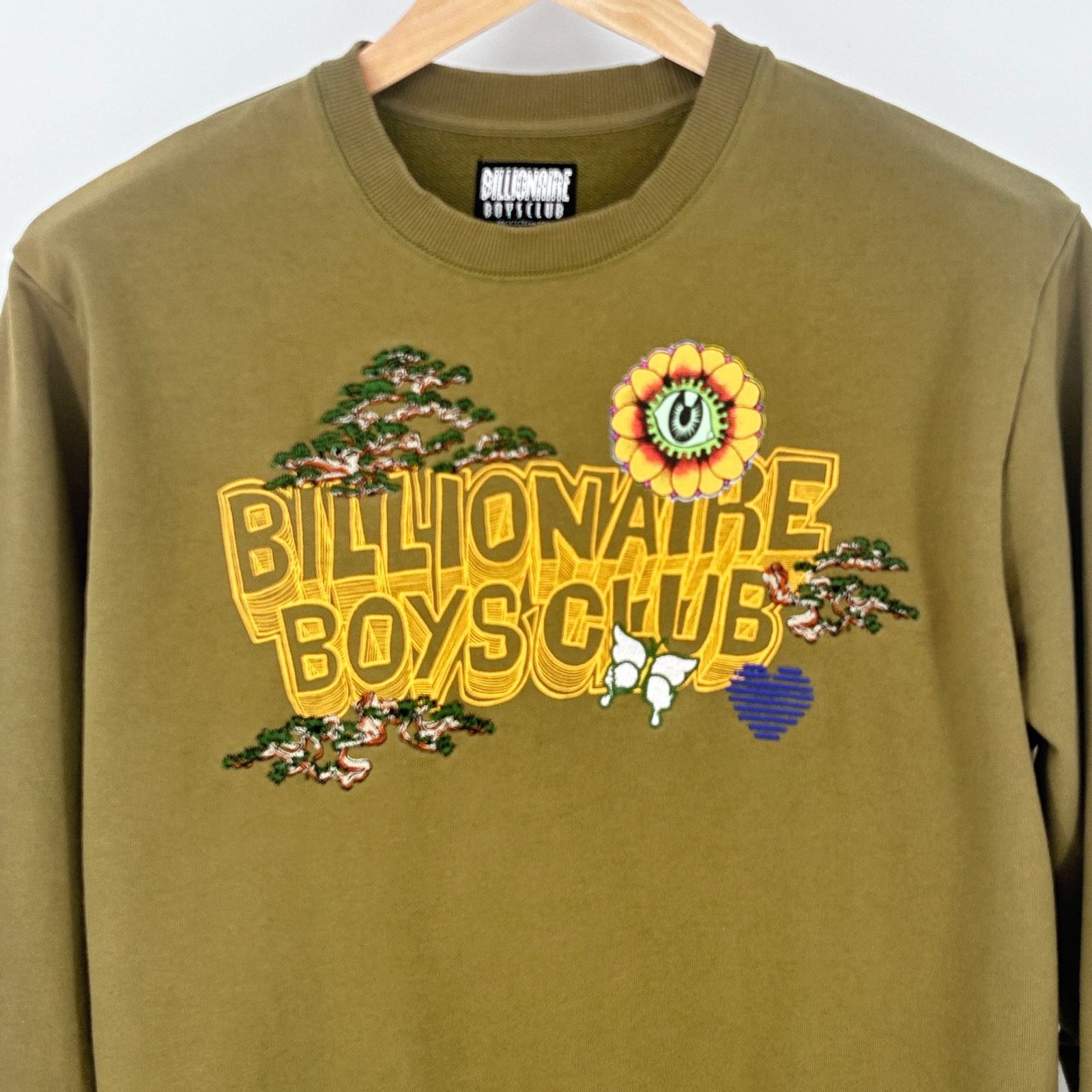 Billionaire Boys Club Billionaire Boys Club BBC Graphic Sweatshirt Men's Olive M Size US M / EU 48-50 / 2 - 2 Thumbnail