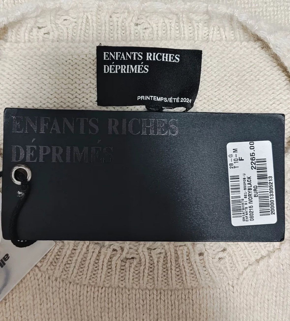 Enfants Riches Deprimes Enfants Riches Deporimes Black and White Silhouette Sweater Size US M / EU 48-50 / 2 - 4 Thumbnail