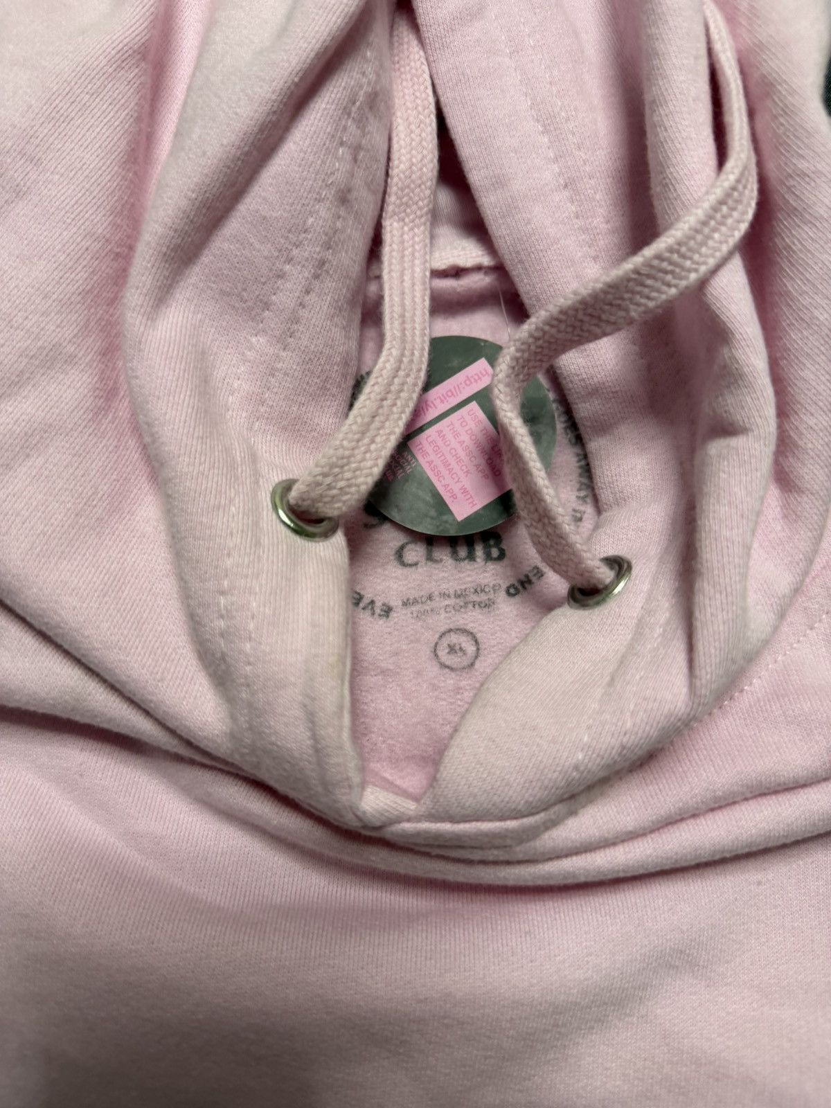 Anti Social Social Club ASSC Pink White Hoodie Size US XL / EU 56 / 4 - 5 Thumbnail