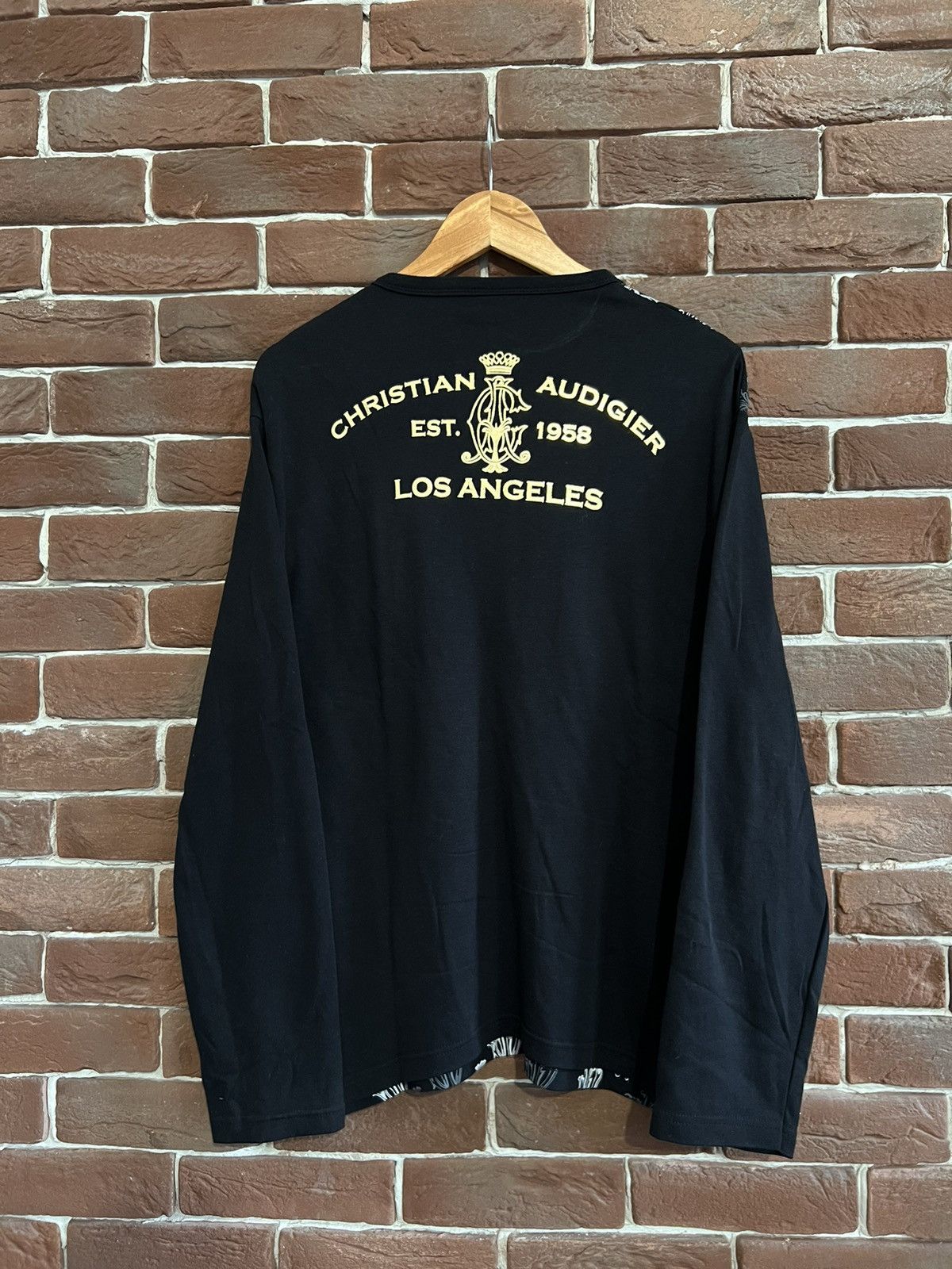 Christian Audigier Vintage Y2k Ed Hardy By Christian Audigier Longsleeve Hype Size US XXL / EU 58 / 5 - 2 Thumbnail