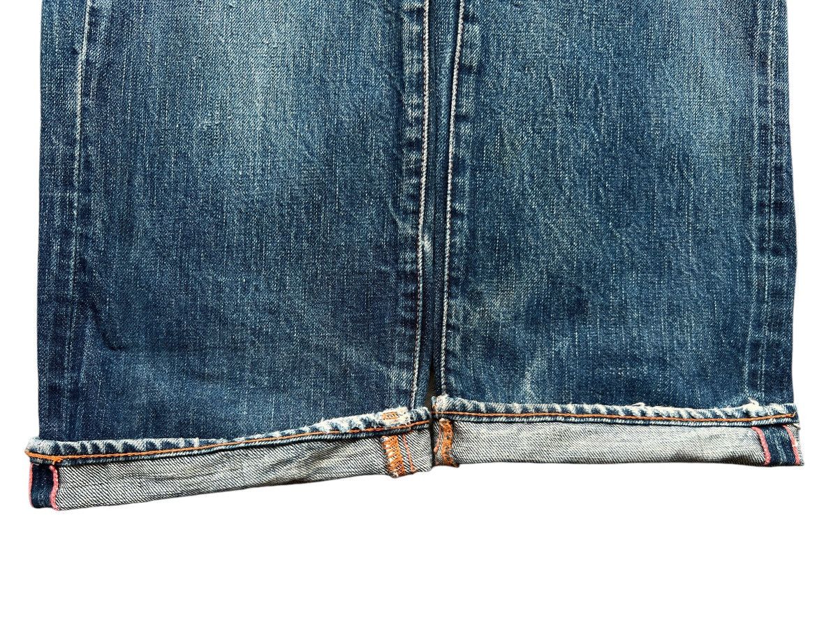 Vintage Hiroshi Kato Selvedge Distressed Sashiko Denim Jeans 32x32 Size US 32 / EU 48 - 8 Thumbnail