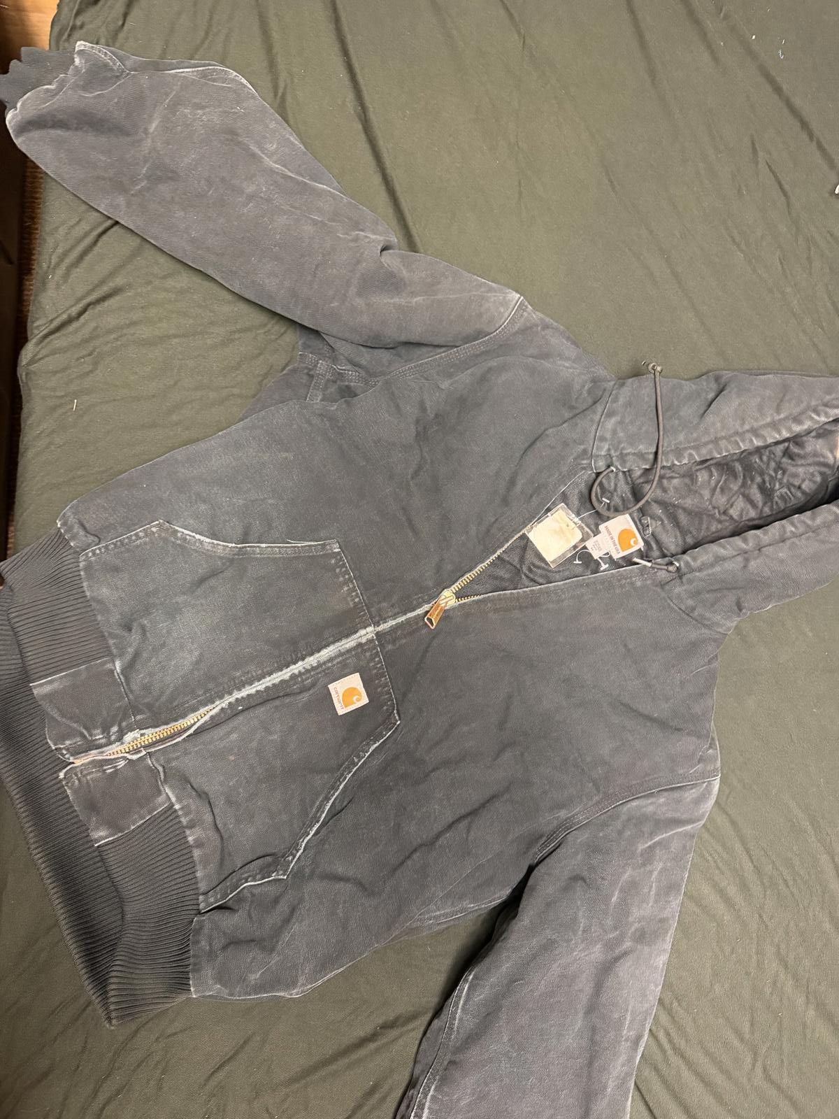 Carhartt Carhartt jacket with hood black Size US M / EU 48-50 / 2 - 1 Thumbnail