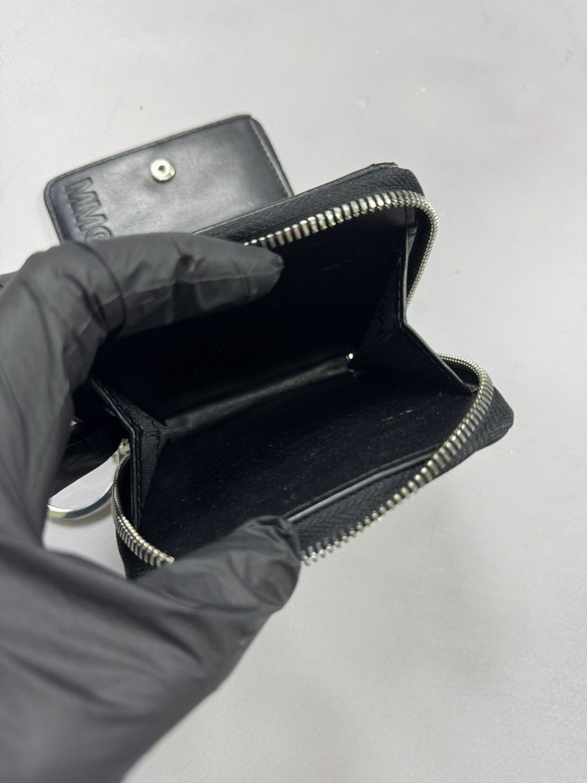 MM6 × Maison Margiela Mm6 Maison Margiela Chart Zip-Up Wallet(Black/OS) Size ONE SIZE - 8 Thumbnail