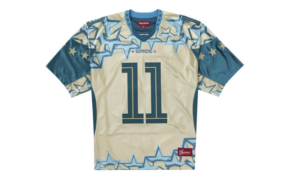 Supreme Supreme Stars Football Jersey (SS25) Gold Size Large Size US L / EU 52-54 / 3 - 4 Thumbnail