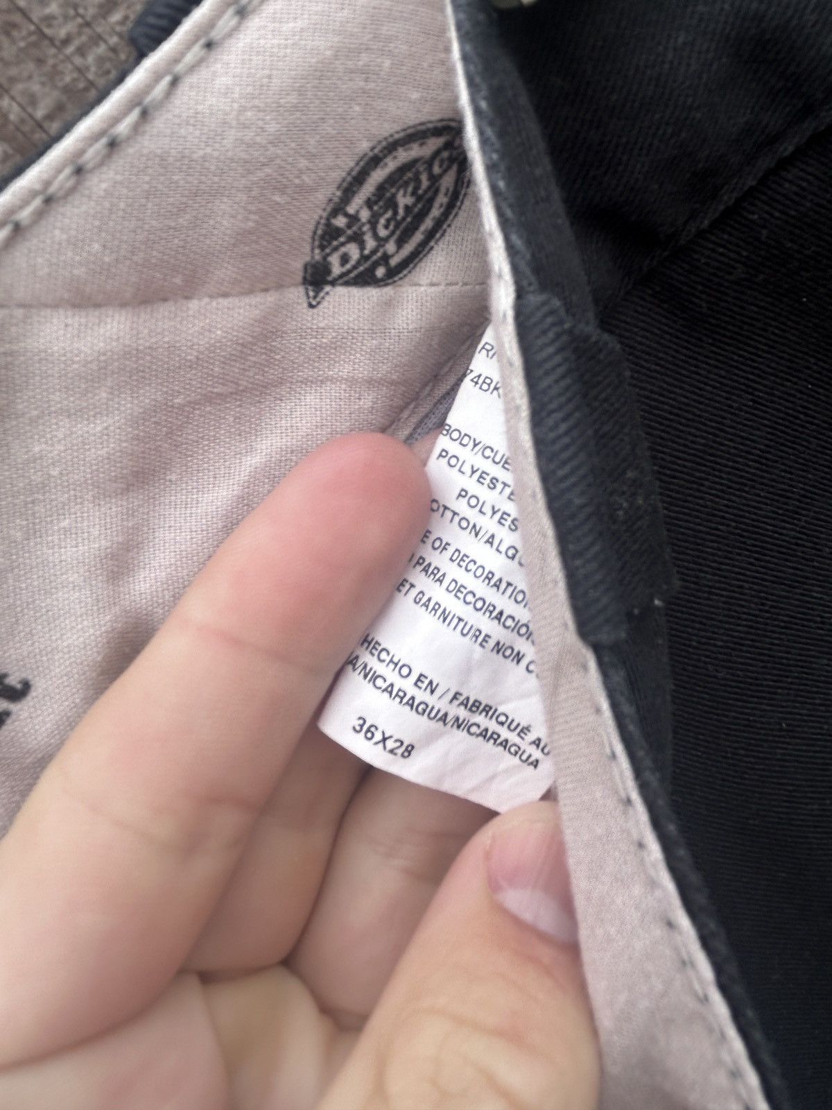 Dickies Dickies 874 Washed black work pants size 36 Size US 36 / EU 52 - 3 Thumbnail