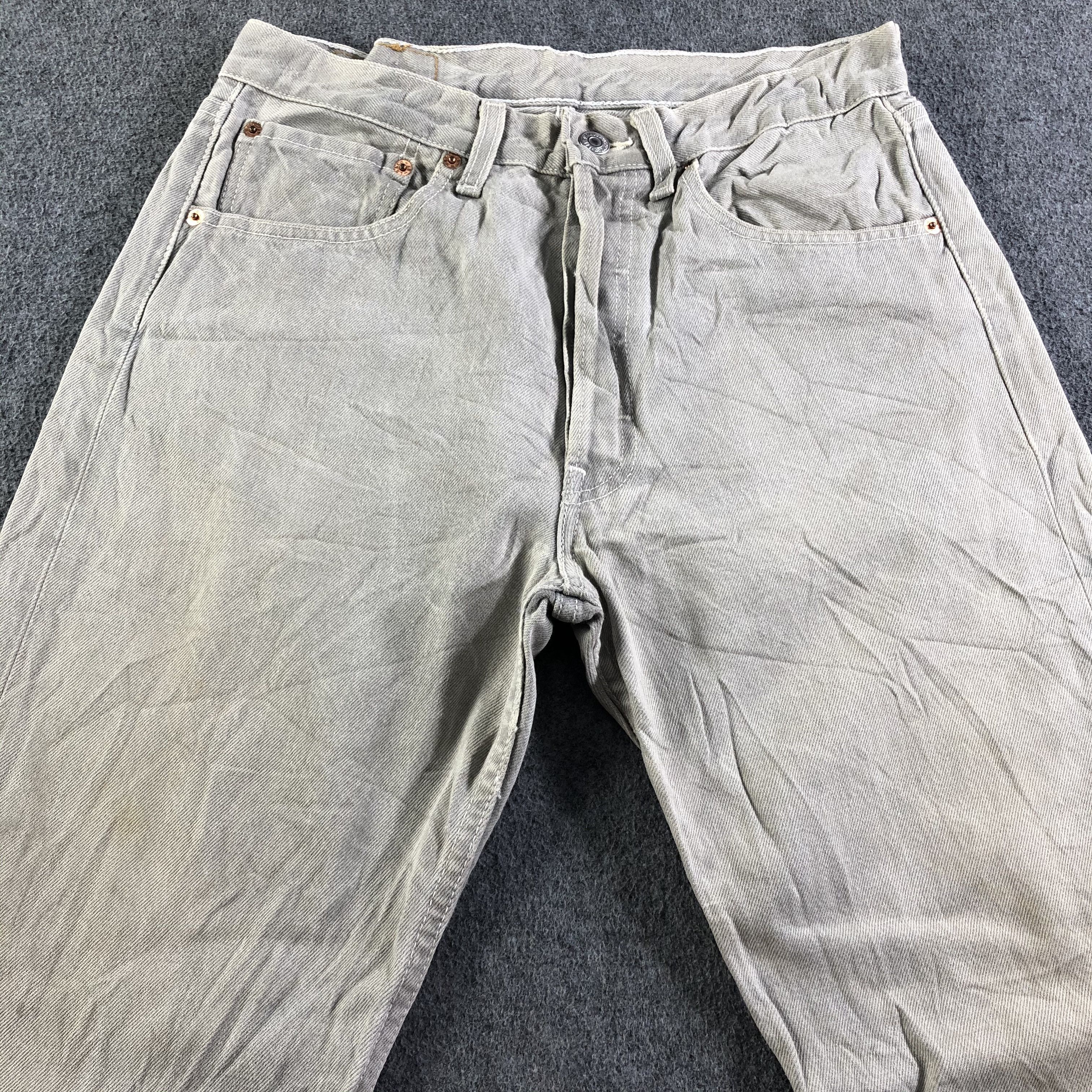 Levi's Vintage Light Wash Levis 501 Jeans-J3926 Size US 30 / EU 46 - 3 Thumbnail