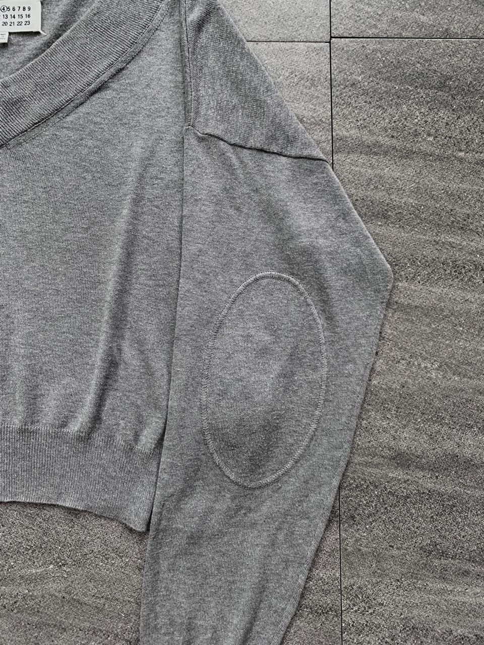 Maison Margiela FREE TAX! Line 4 Cropped Elbow Patch Sweater Size US S / EU 44-46 / 1 - 2 Thumbnail