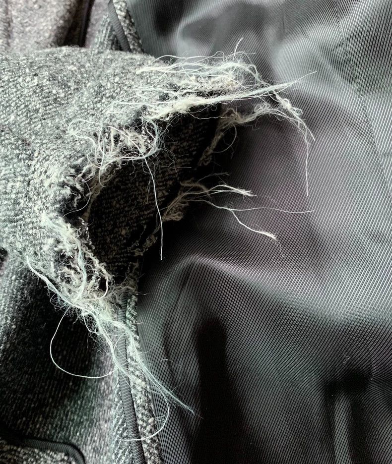 Helmut Lang helmut lang Heavy industry wool destroys coat 2504-Nextarro Size US S / EU 44-46 / 1 - 7 Thumbnail