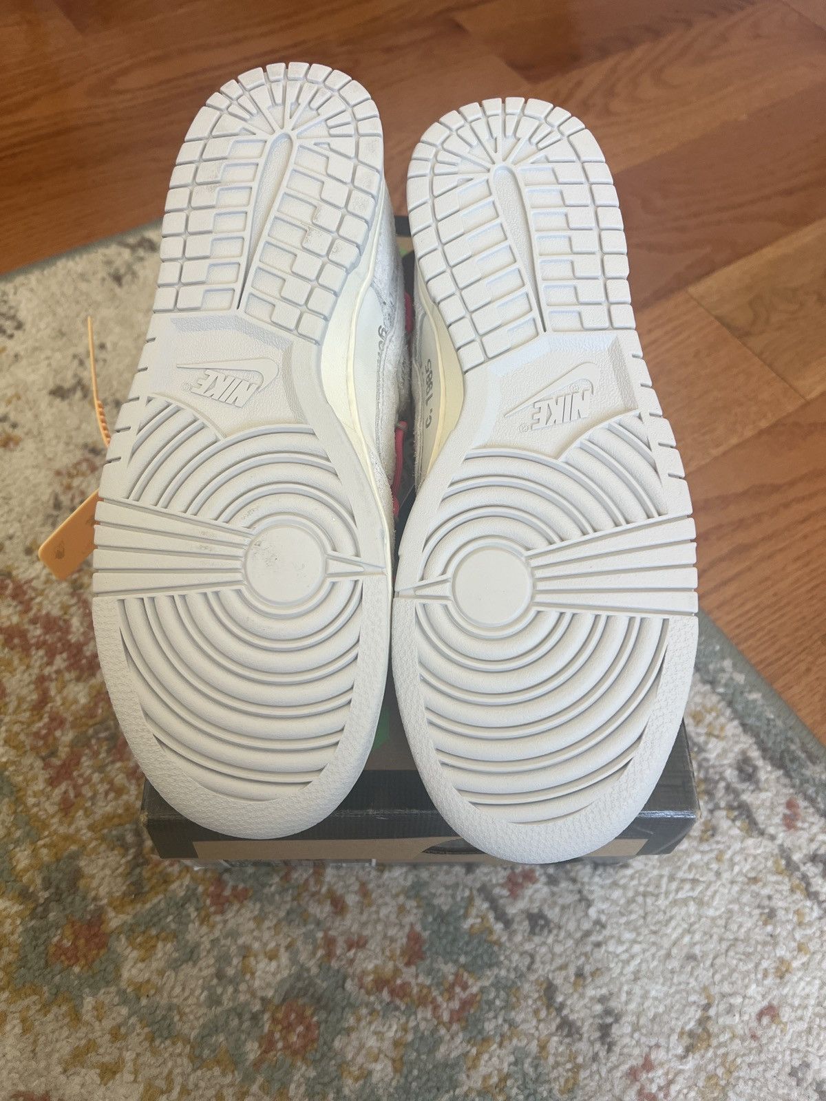 Nike × Off-White Nike Off White Dunk Low lot 17 Size US 8.5 / EU 41-42 - 5 Thumbnail