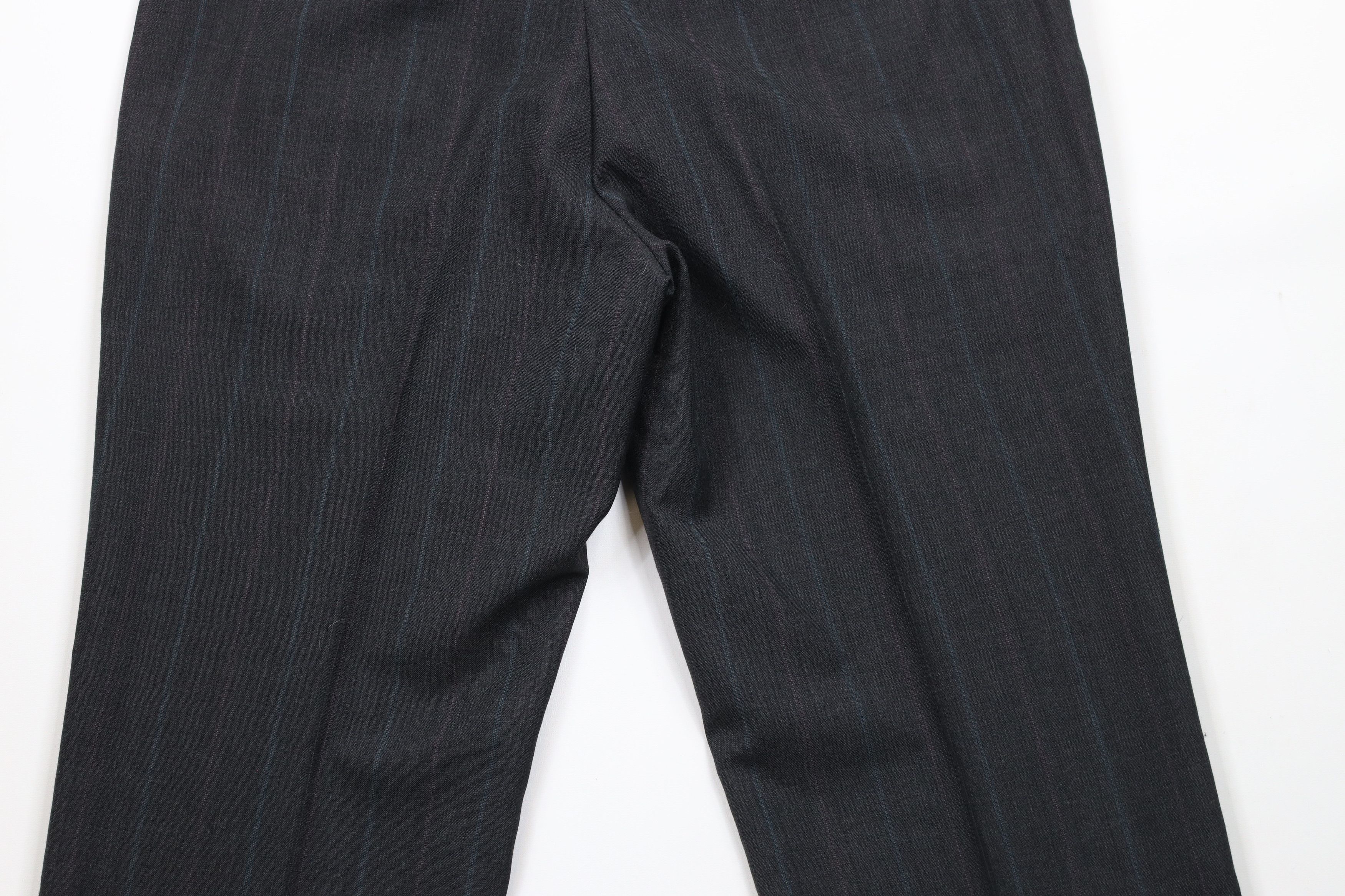 Vintage Vintage 90s Streetwear Striped Wide Leg Chino Pants USA Size US 38 / EU 54 - 10 Thumbnail