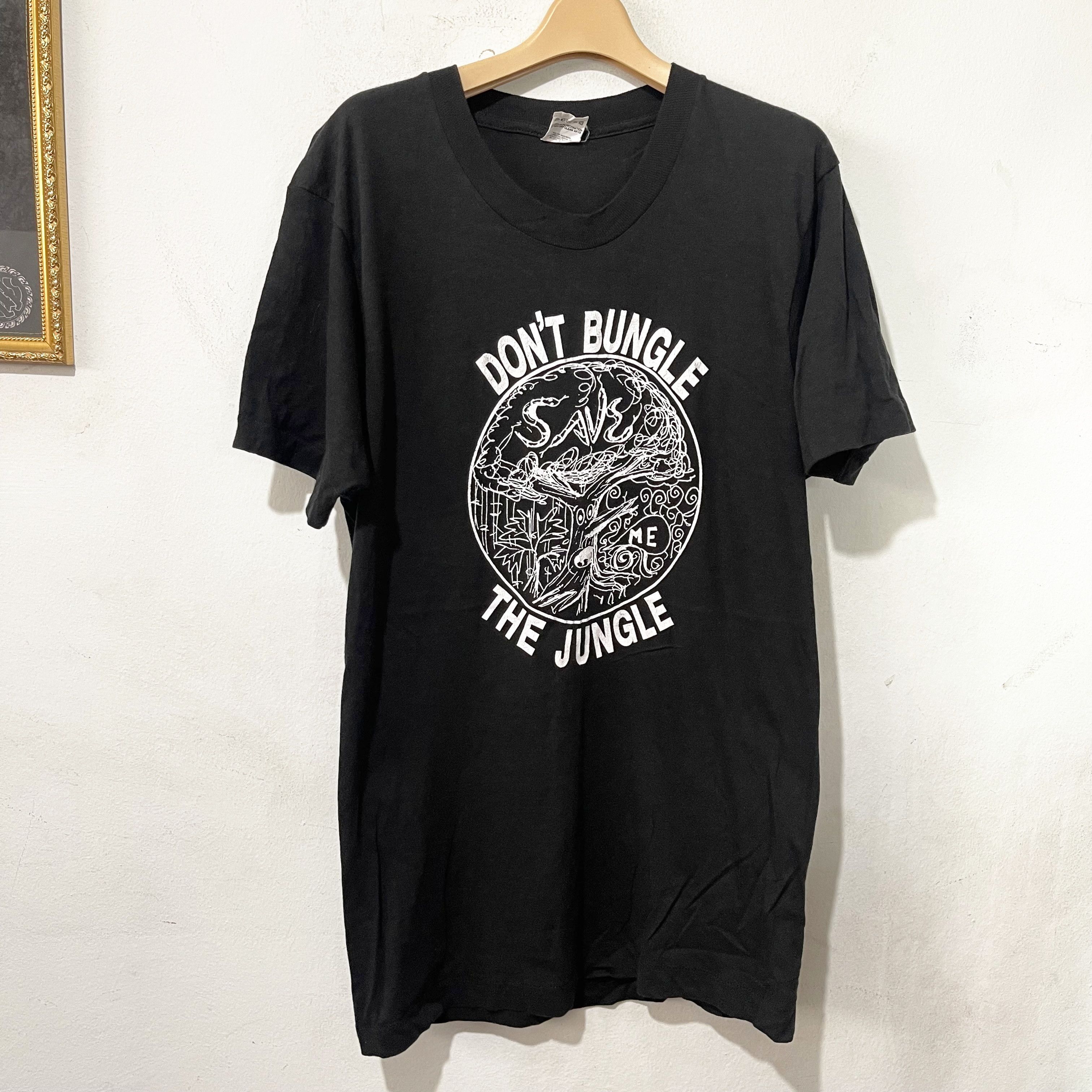 Vintage Vintage 90s Don’t Bungle The Jungle T-Shirt Size US M / EU 48-50 / 2 - 1 Thumbnail