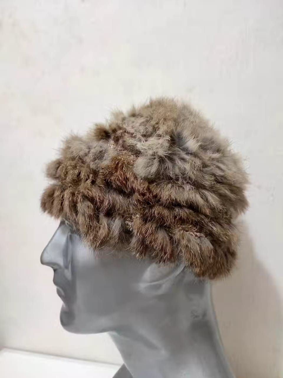 image of Avant Garde Joias Japanese Fur Beanie Hats in Mix, Men's