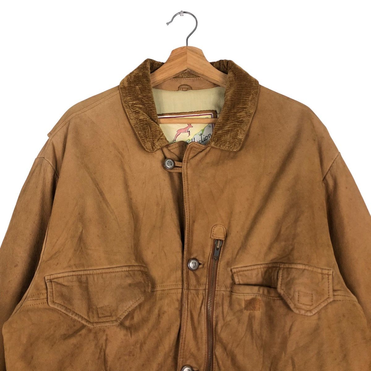 Japanese Brand 🔥Vintage Genuine Leather Jacket Mitsumine Issey Miyake Size US M / EU 48-50 / 2 - 3 Thumbnail