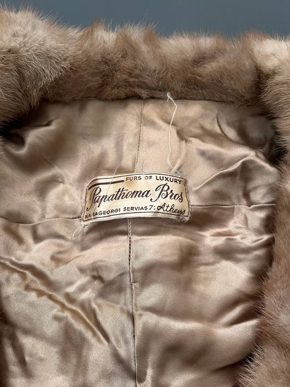 Dolce & Gabbana × Hysteric Glamour Caramel Mink Stole | 50s Mink Fur Coat | vintage 1950s Fur Wrap Stole Fur Coat Mink Coat Size S / US 4 / IT 40 - 2 Thumbnail
