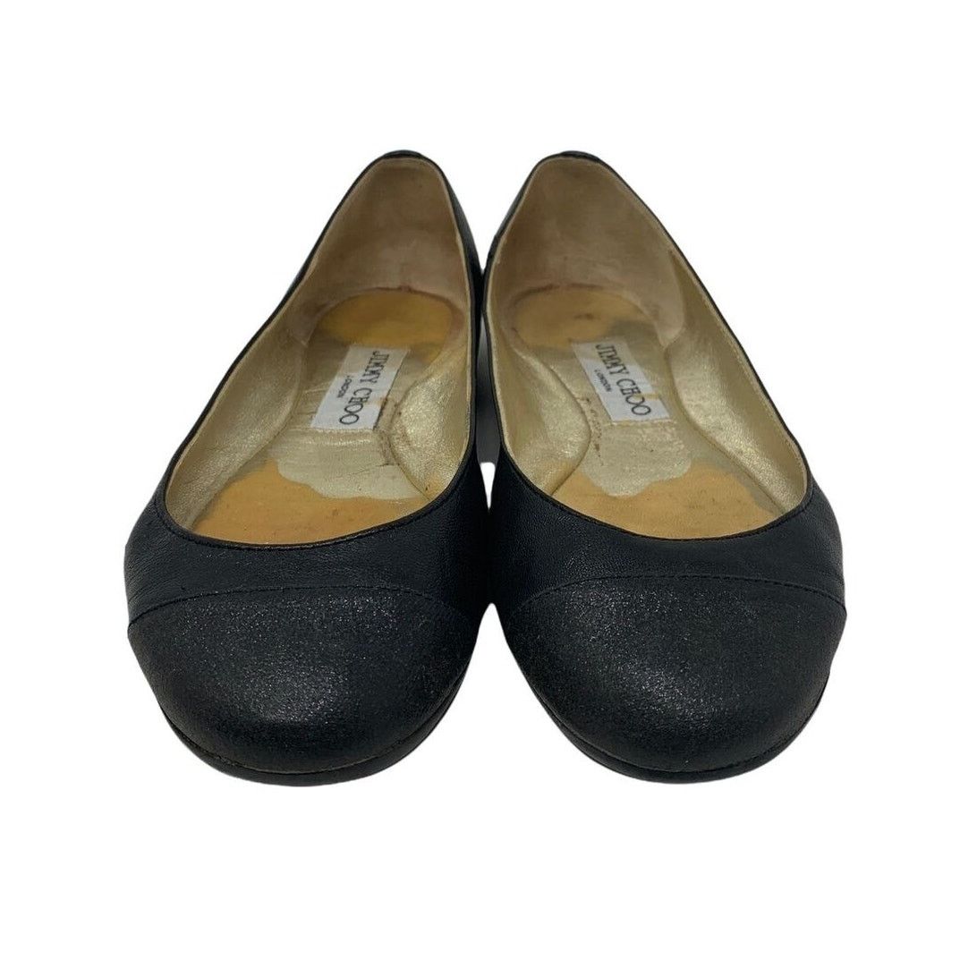 Jimmy Choo Jimmy Choo black ballerina flat leather shoes size 36 - US 6 Size US 6 / IT 36 - 8 Thumbnail