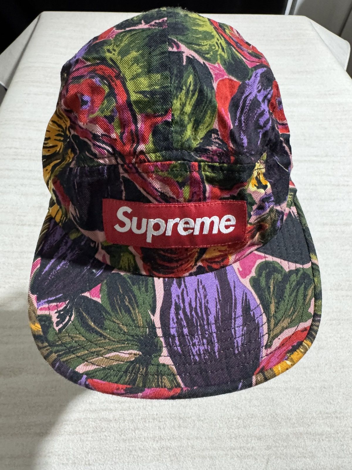 Supreme Painted floral camp cap Size ONE SIZE - 1 Thumbnail