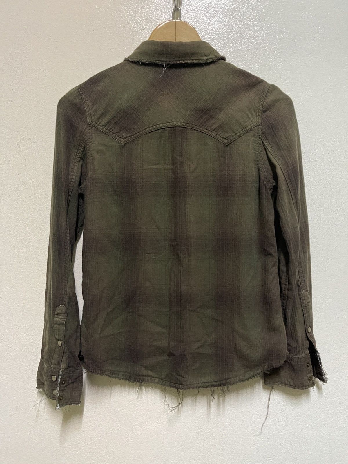 Japanese Brand GOA Western Plaid Shirt Distressed Size US S / EU 44-46 / 1 - 8 Thumbnail
