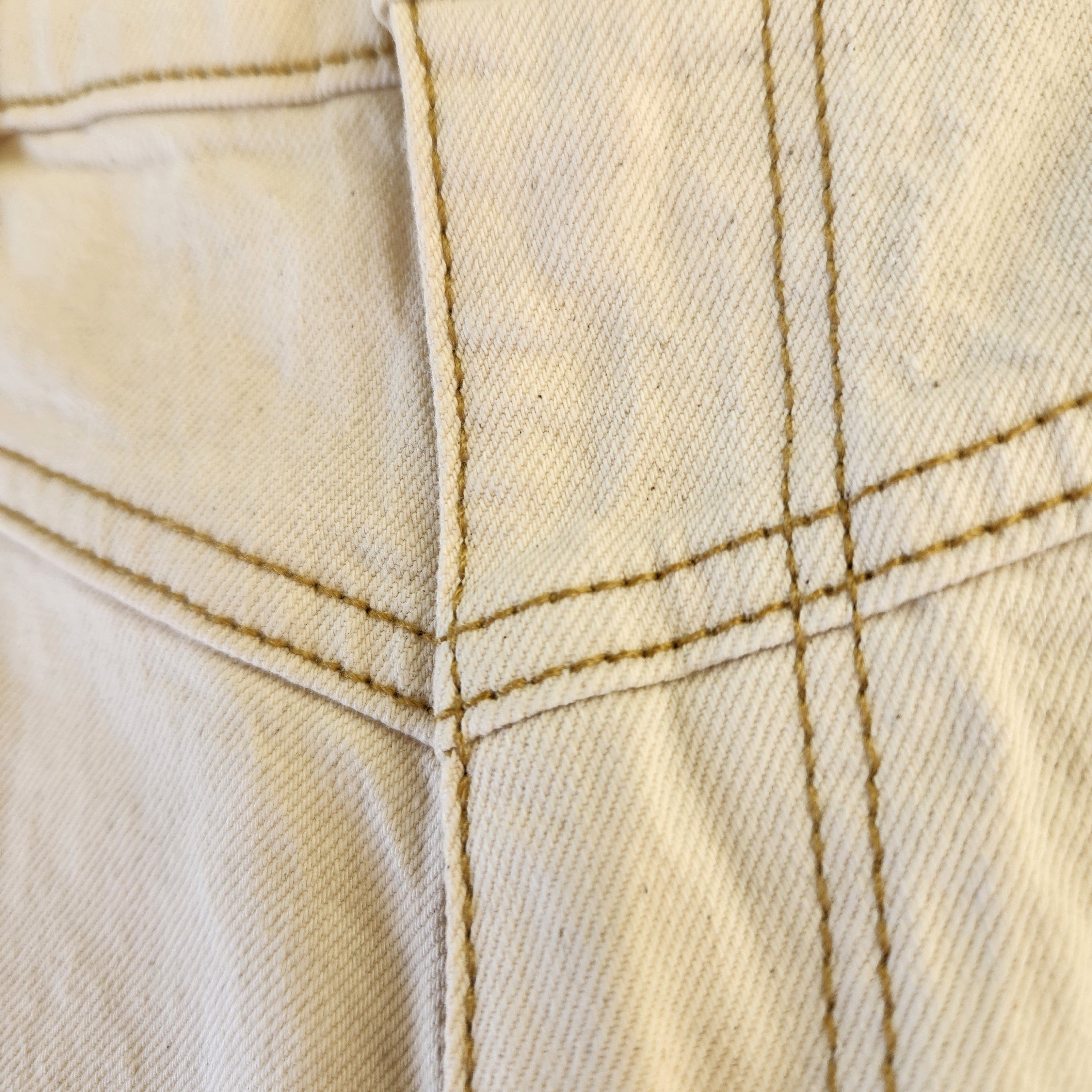 Other Universal thread jean 80s vintage style shorts burnt cream Size 31" - 5 Thumbnail