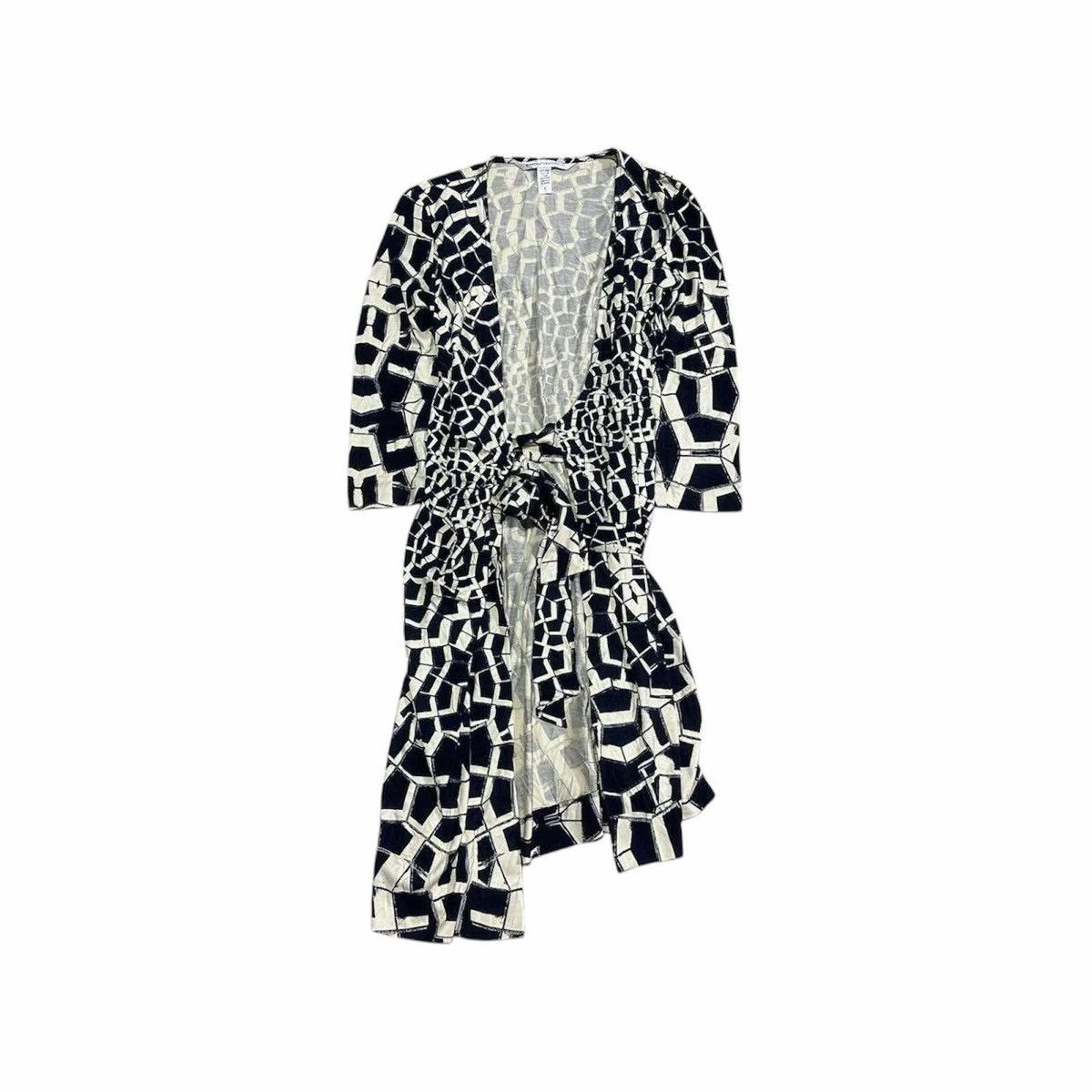 Diane von Furstenberg 🔥Rare Diane Von Furstenberg Wrap Dress Silk Abstract Size XS / US 0-2 / IT 36-38 - 1 Thumbnail