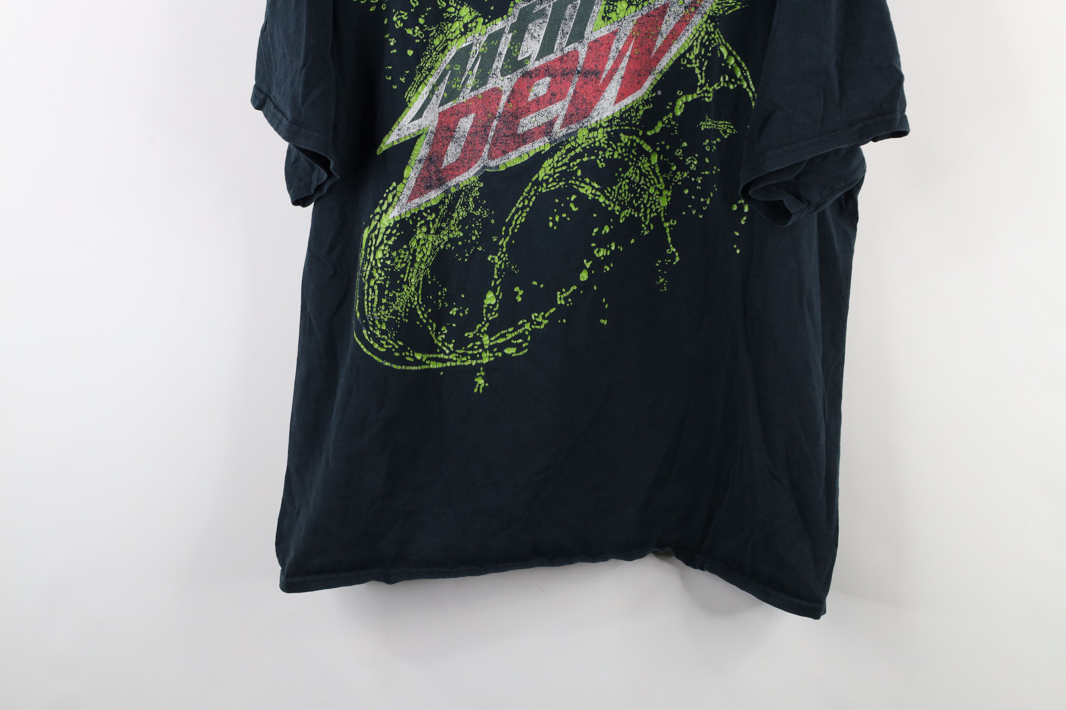 Vintage Vintage Y2K Spell Out Mountain Dew Gamer T-Shirt Black Size US XXL / EU 58 / 5 - 3 Thumbnail