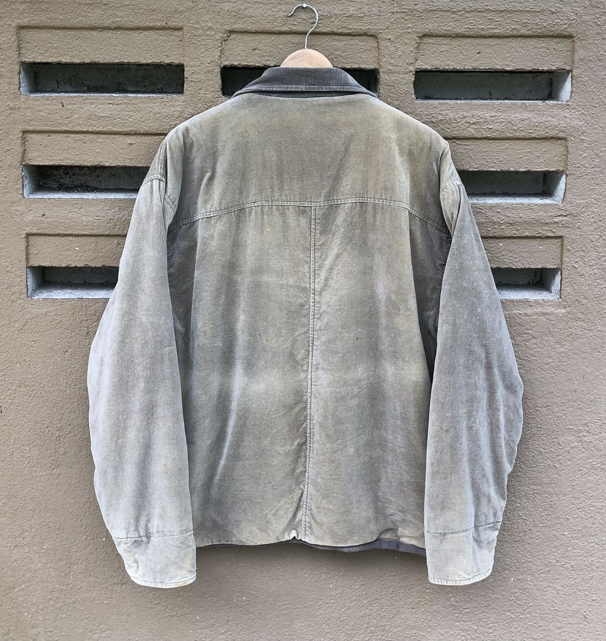 Vintage VTG Faded Multi Cargo Pocket Suede Lined Sherpa SafariJacket Size US L / EU 52-54 / 3 - 13 Thumbnail