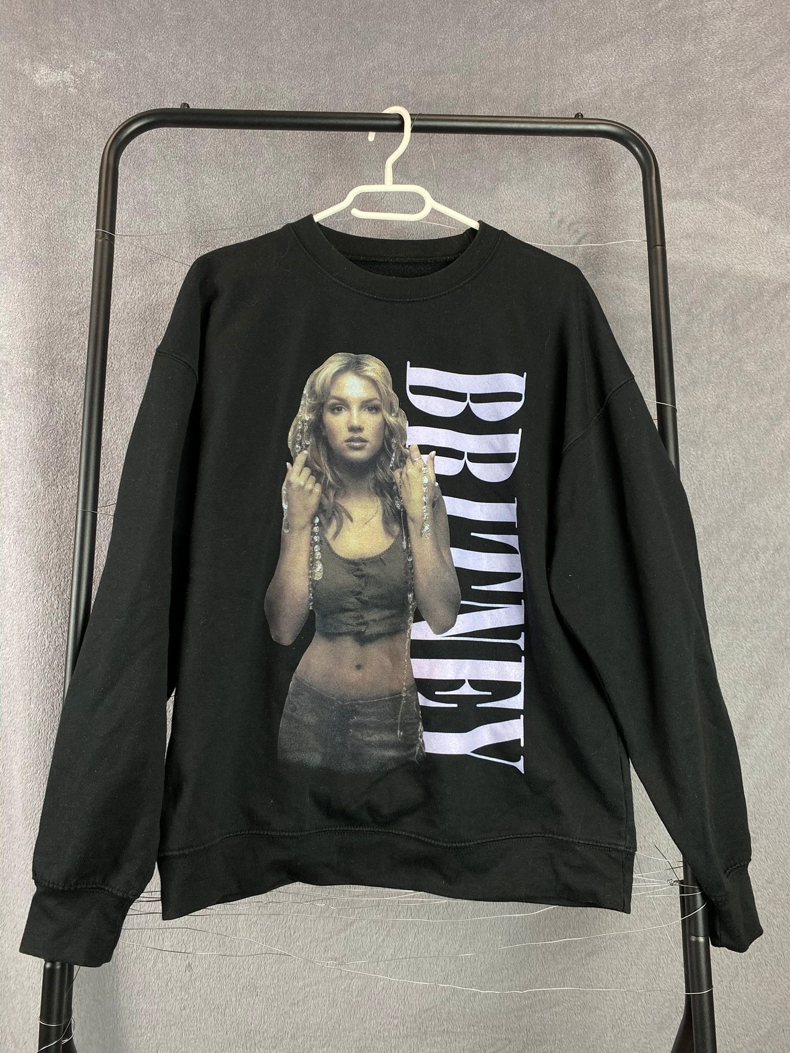 Other Britney Spears Oversized Hoodie Big Logo Y2K S Size S / US 4 / IT 40 - 1 Thumbnail
