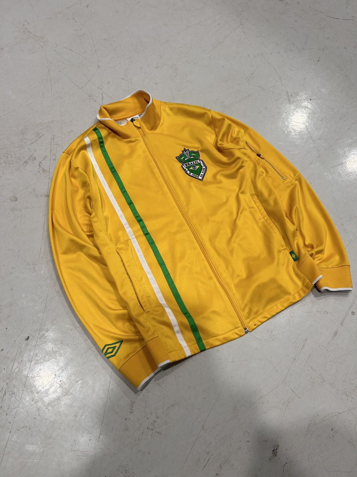 Nike × Umbro Y2K Brazil Warm Up Sweater Size US S / EU 44-46 / 1 - 3 Thumbnail