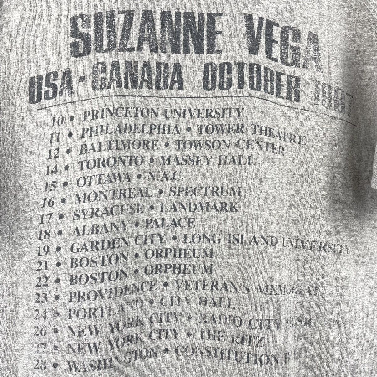 Band Tees × Vintage Vintage Suzanne Vega T-Shirt World Tour 1987 Size US M / EU 48-50 / 2 - 13 Thumbnail