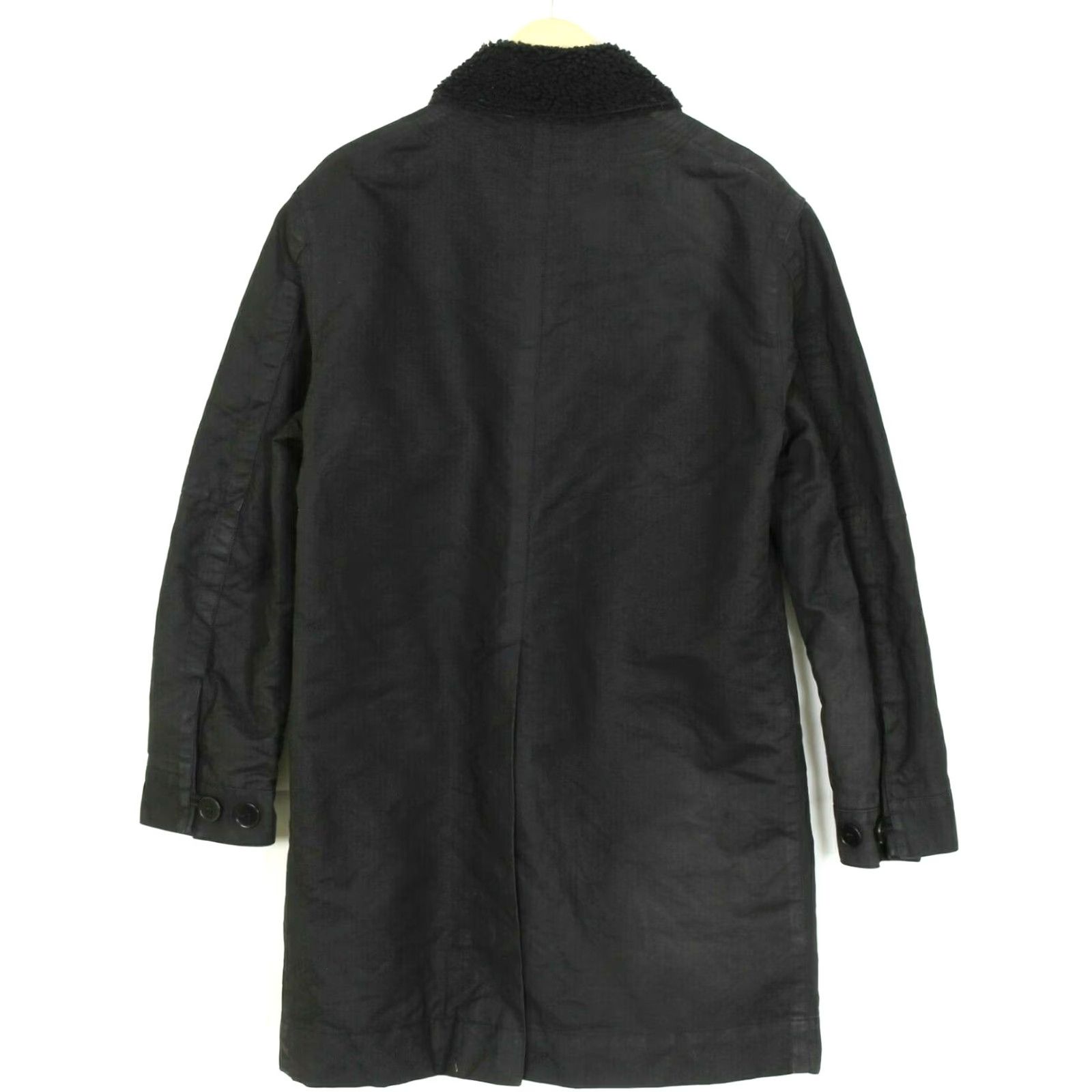 Gant GANT Coat Men Cotton Blend Black Sherpa Trim Size L Jacket Size US L / EU 52-54 / 3 - 3 Thumbnail