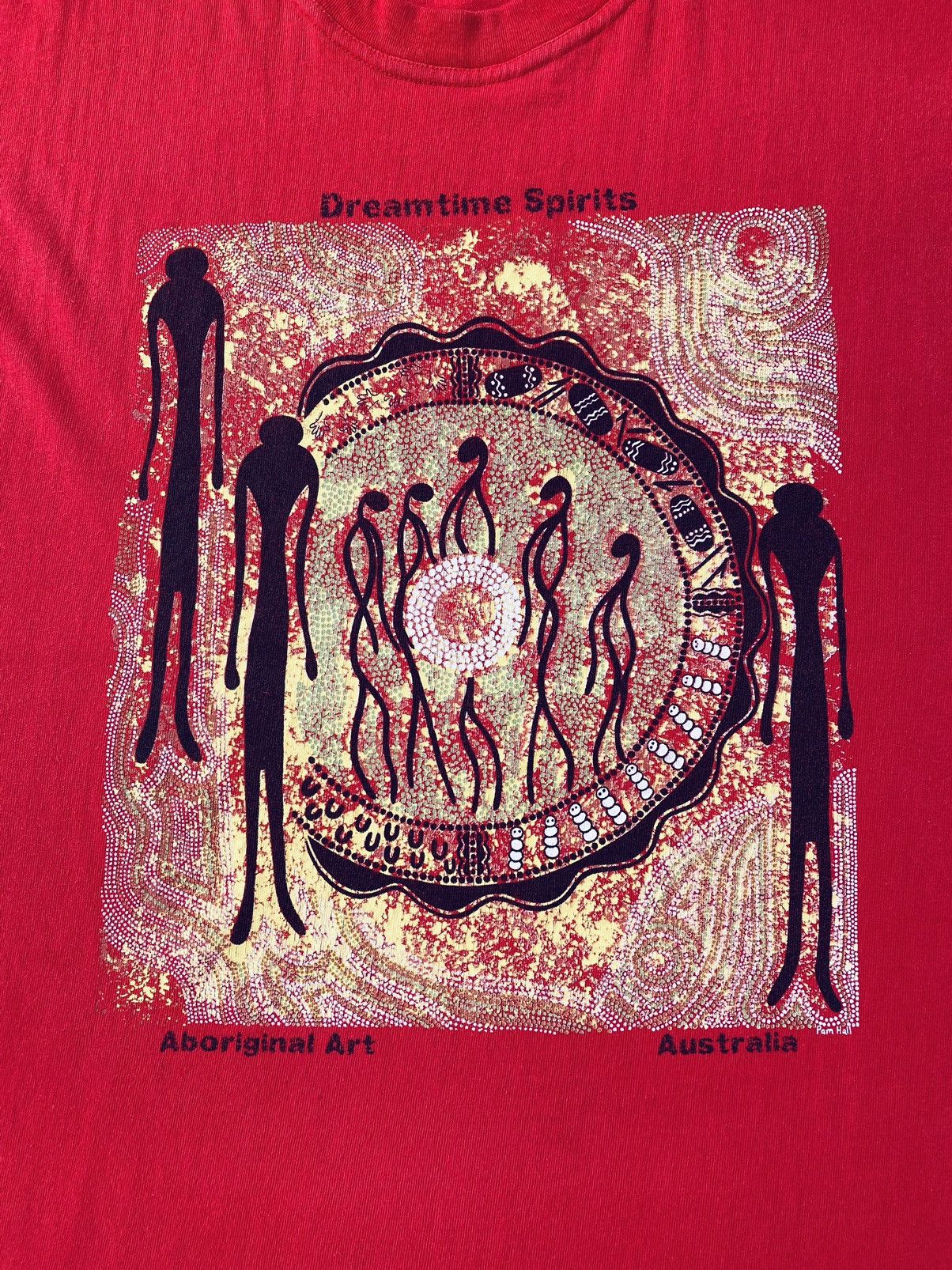 Vintage Vintage Art Dream Time Spirits Alien Oversized Tees Size US XXL / EU 58 / 5 - 4 Thumbnail